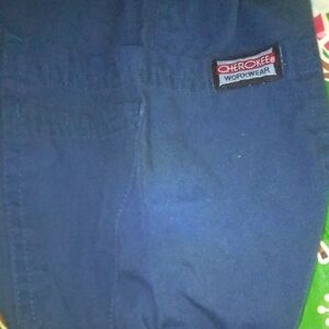 Navy Blue Cherokee Scrubs Workgear Small Drawstring Pull On